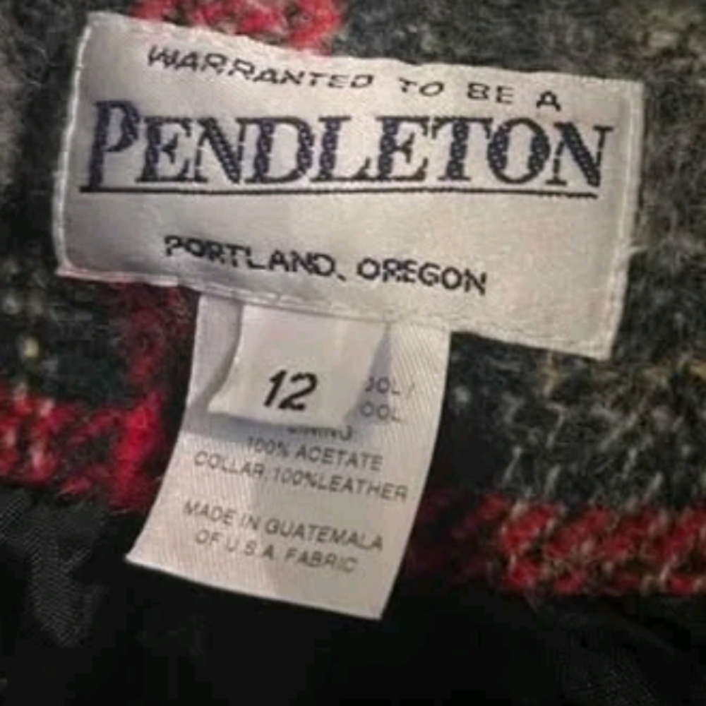 Vintage Wool Pendleton Plaid Jacket - image 4